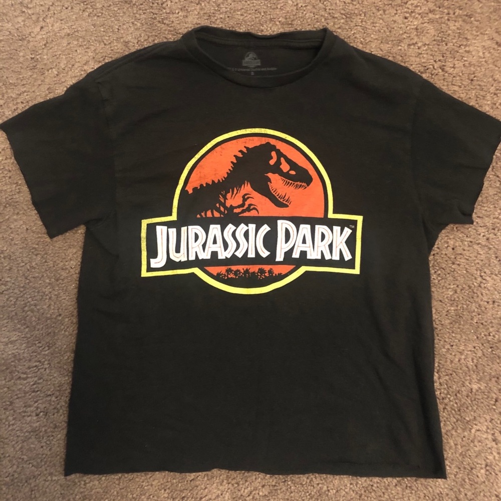 Cropped Jurassic Park T-shirt